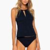 Neck Tankini Swimsuits for Women Criss Cross