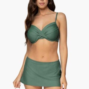 Verdusa Girl's 3 Piece Bikini Swimwear Cute Swimsuits